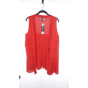 Slinky Brand Red Blouse NEW